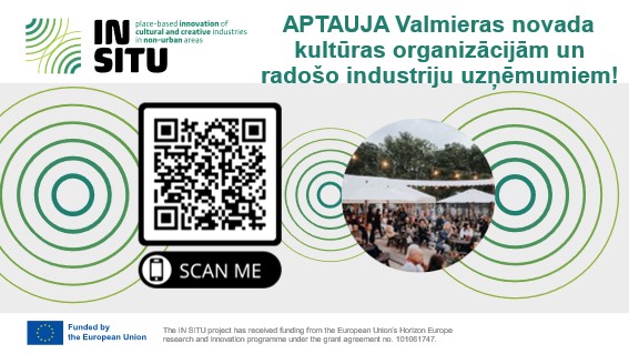 Valmieras novada kultūras organizācijas un radošo industriju uzņēmumi aicināti aizpildīt aptaujas anketu inovāciju potenciāla novērtēšanai