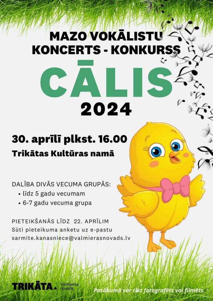 Jauno vokālistu konkurss Cālis