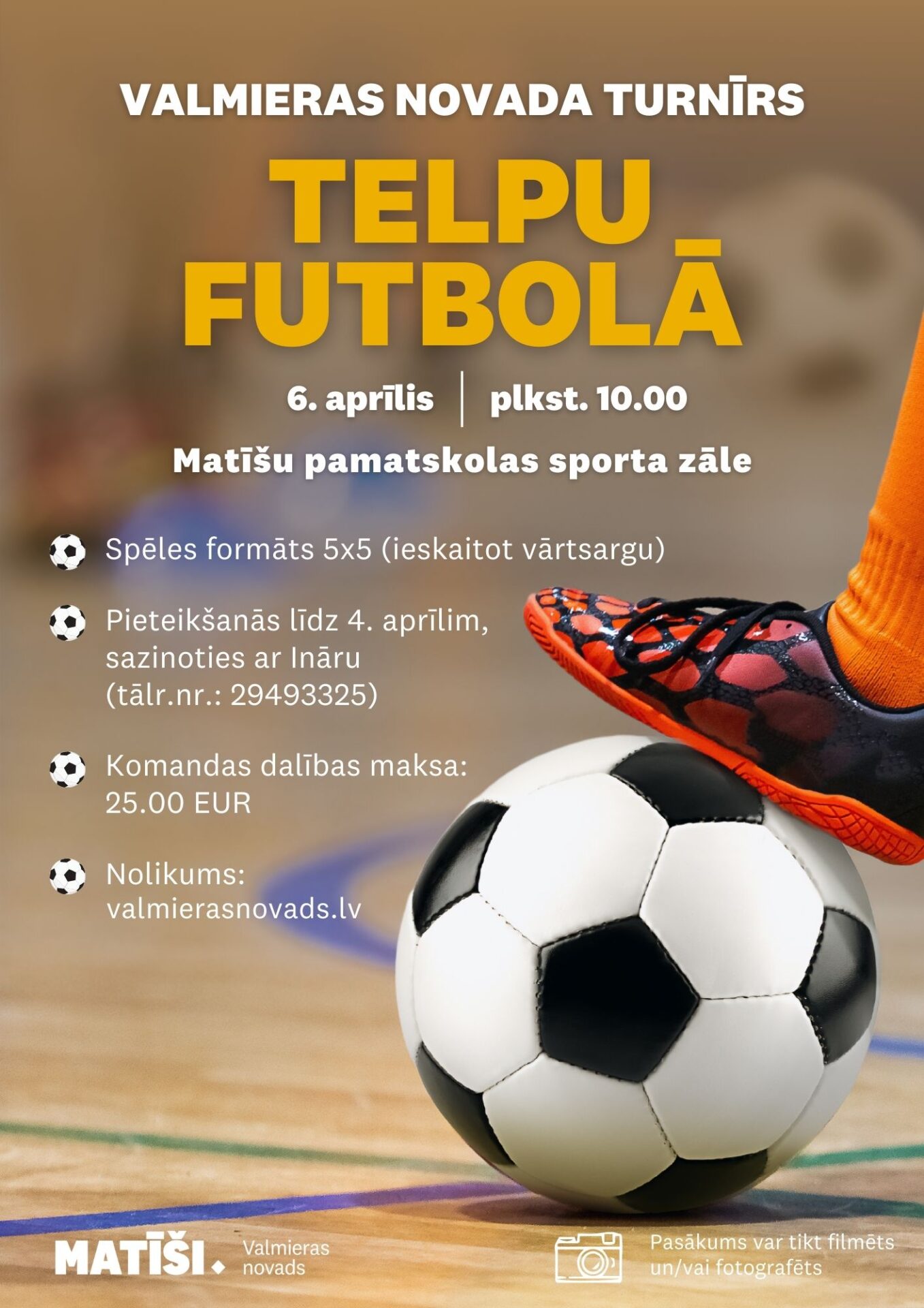 Telpu futbola turnīrs