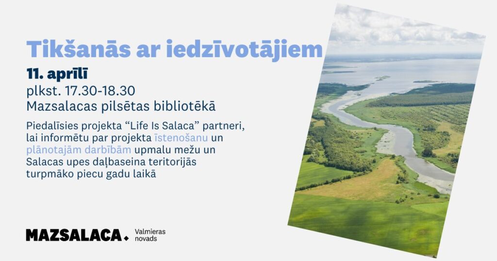 Tikšanās ar iedzīvotājiem 11.aprīlī 17.30 Mazsalacas pilsētas bibliotēkā