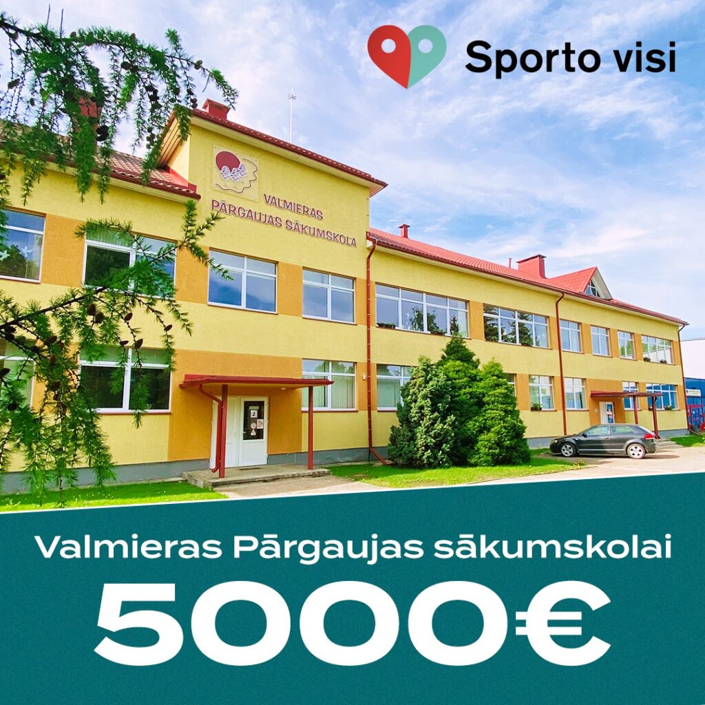 Valmieras Pārgaujas sākumskola saņem 5000 EUR