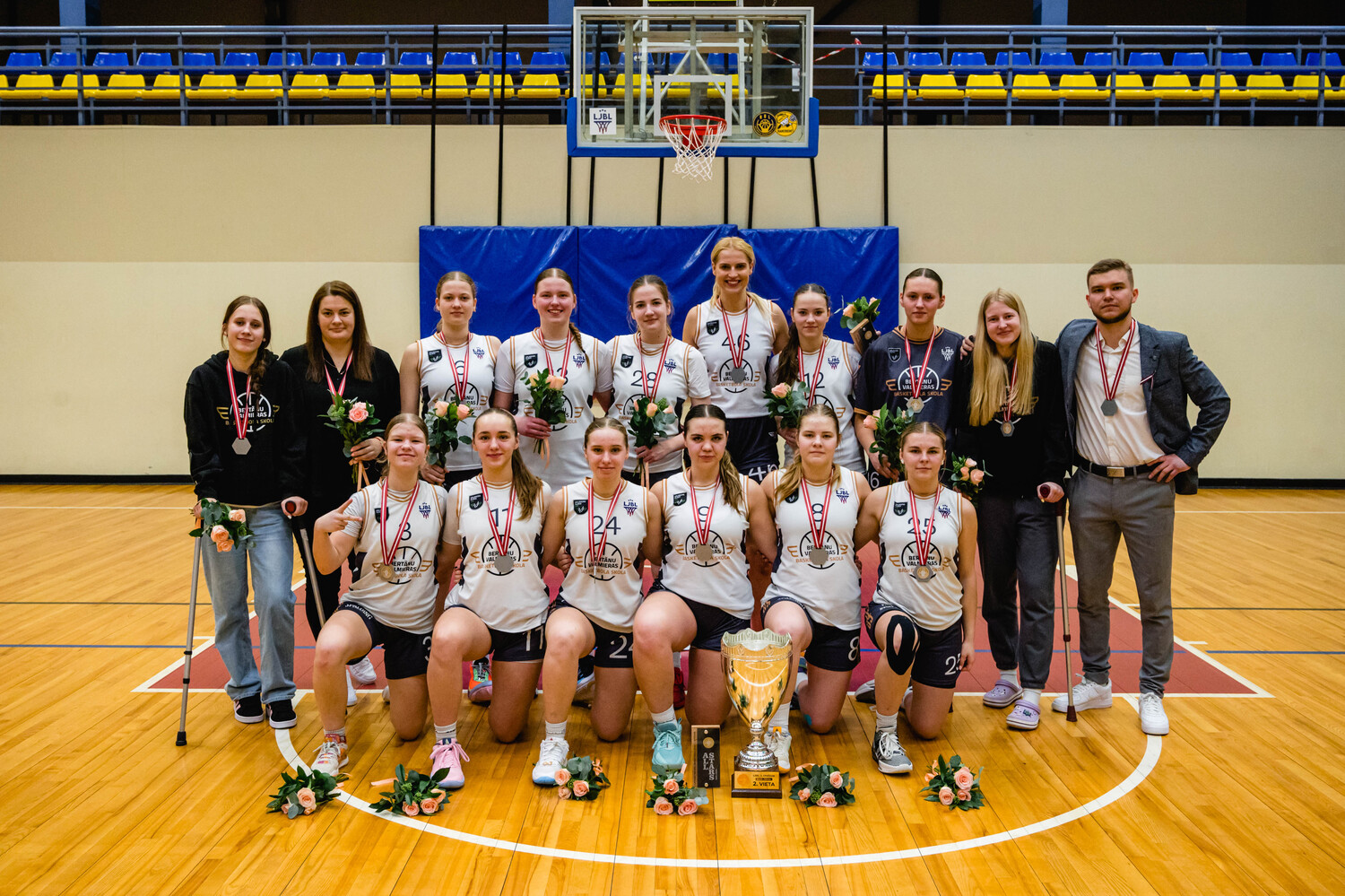 Bertānu Valmieras Sporta skolas meiteņu komanda