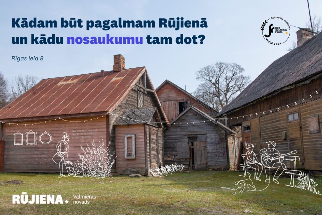 Kādam būt pagalmam Rīgas ielā 8 Rūjienā?