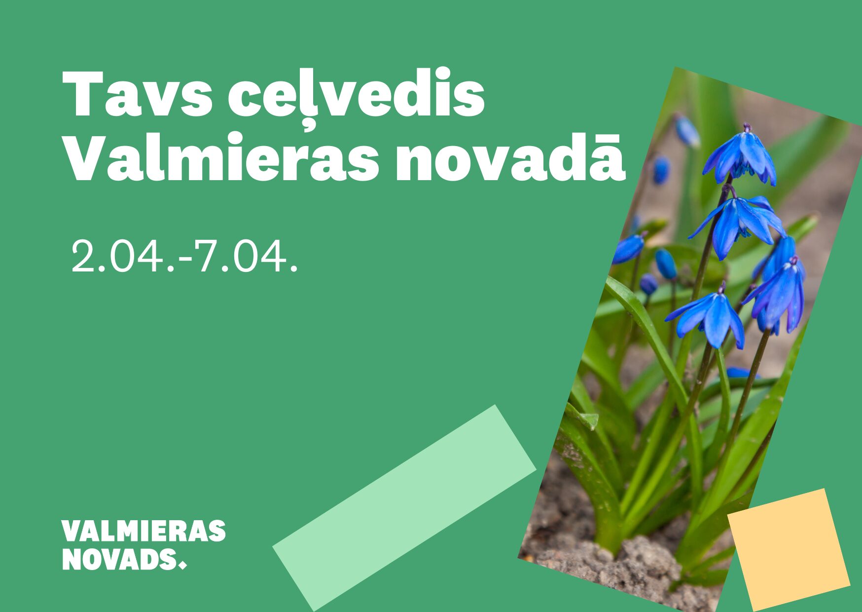 Valmieras novada iknedēļas notikumu apskats no 2. līdz 7. aprīlim