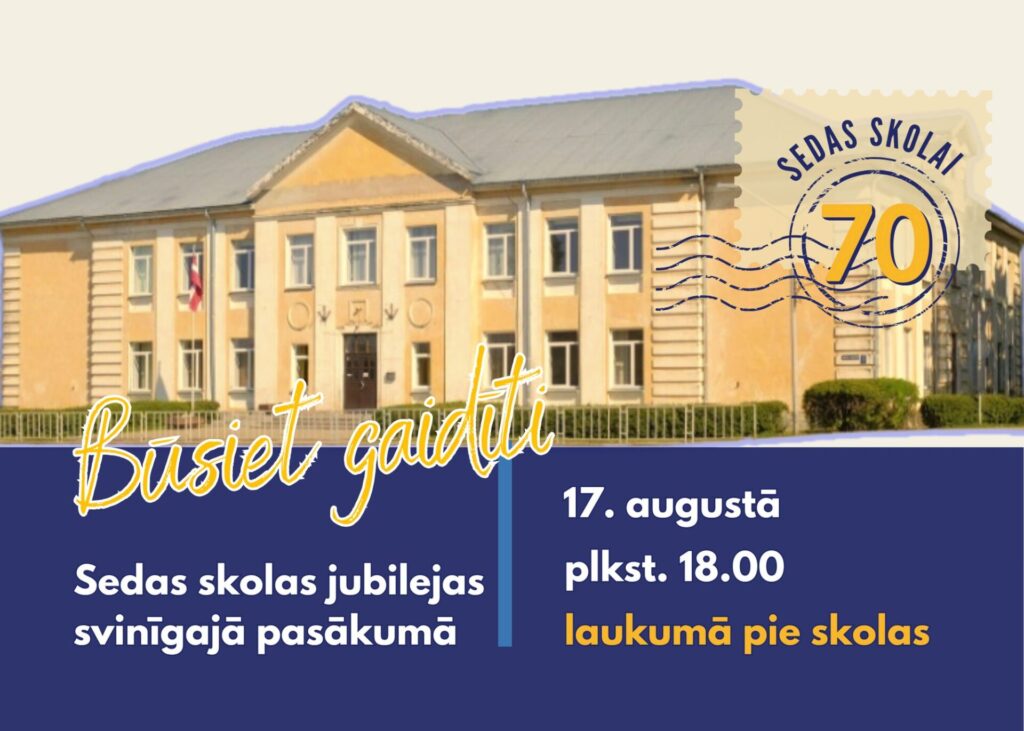 Sedas skolai - 70