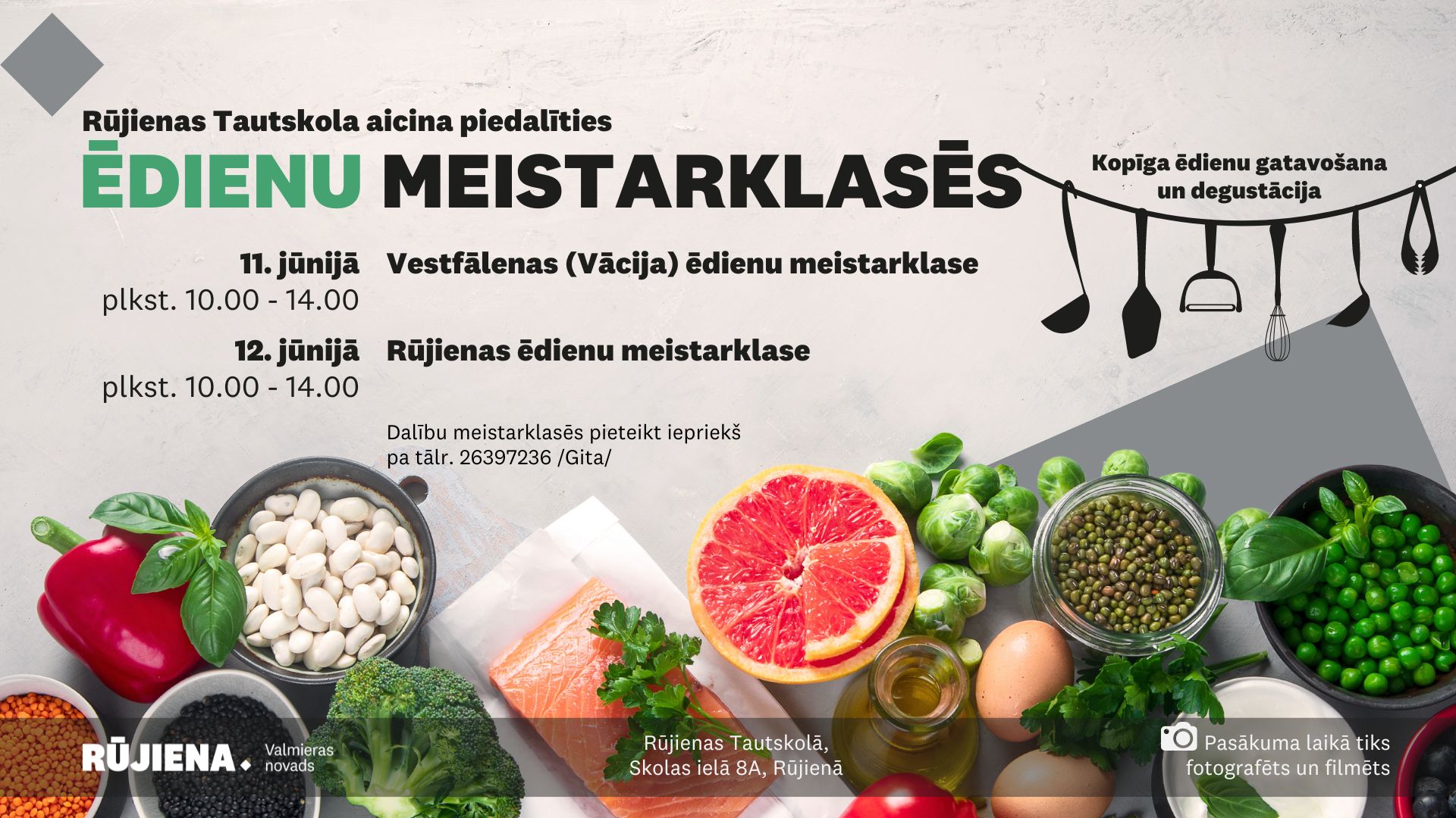 Ēdienu meistarklases Rūjienā