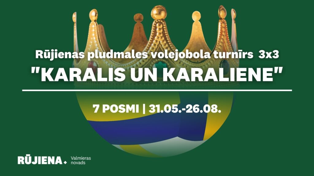 Rūjienas pludmales volejbola turnīrs