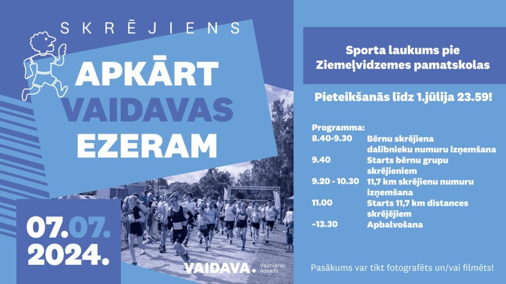 Skrējiens apkārt Vaidavas ezeram