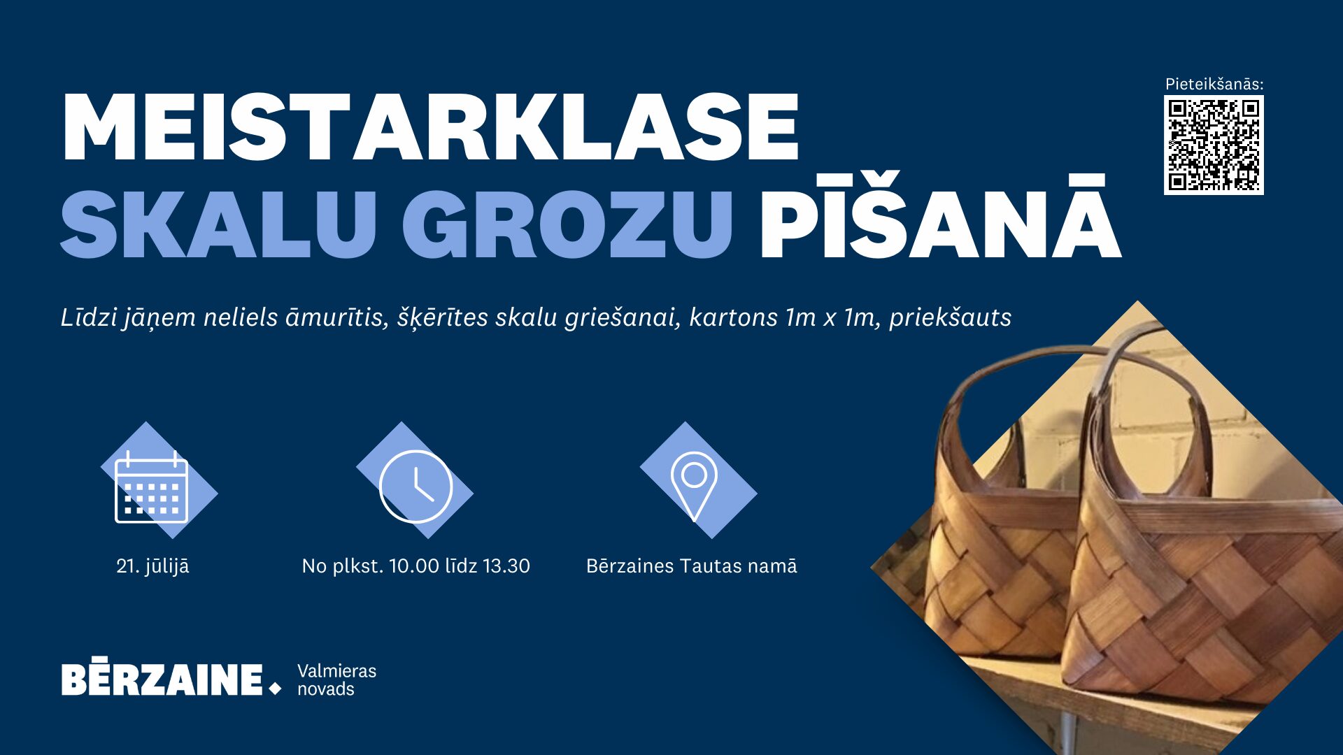 Skalu grozu pīšana Bērzainē