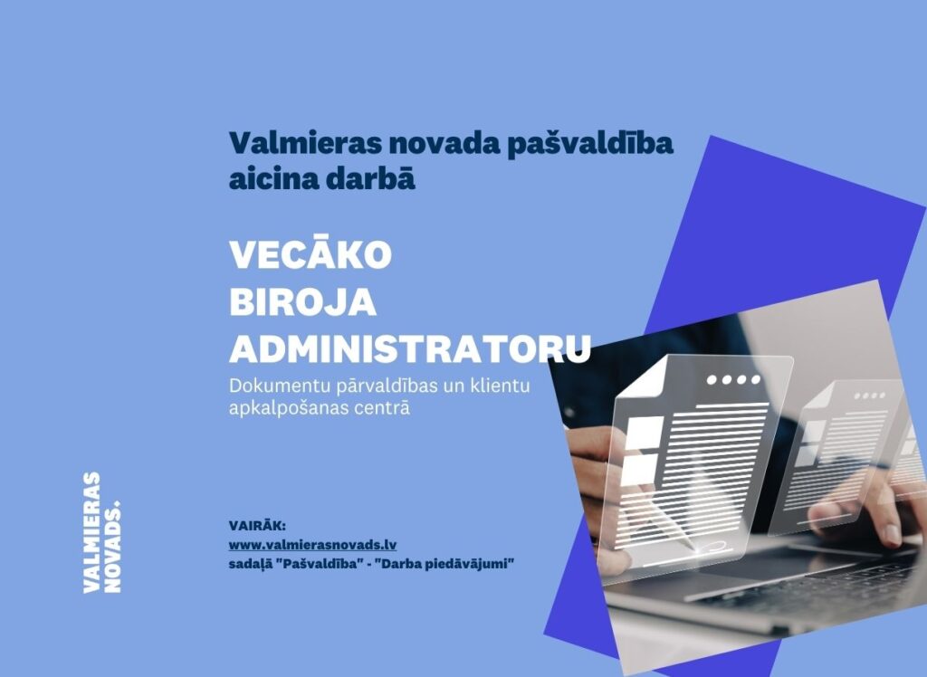 vecāko biroja administratoru
