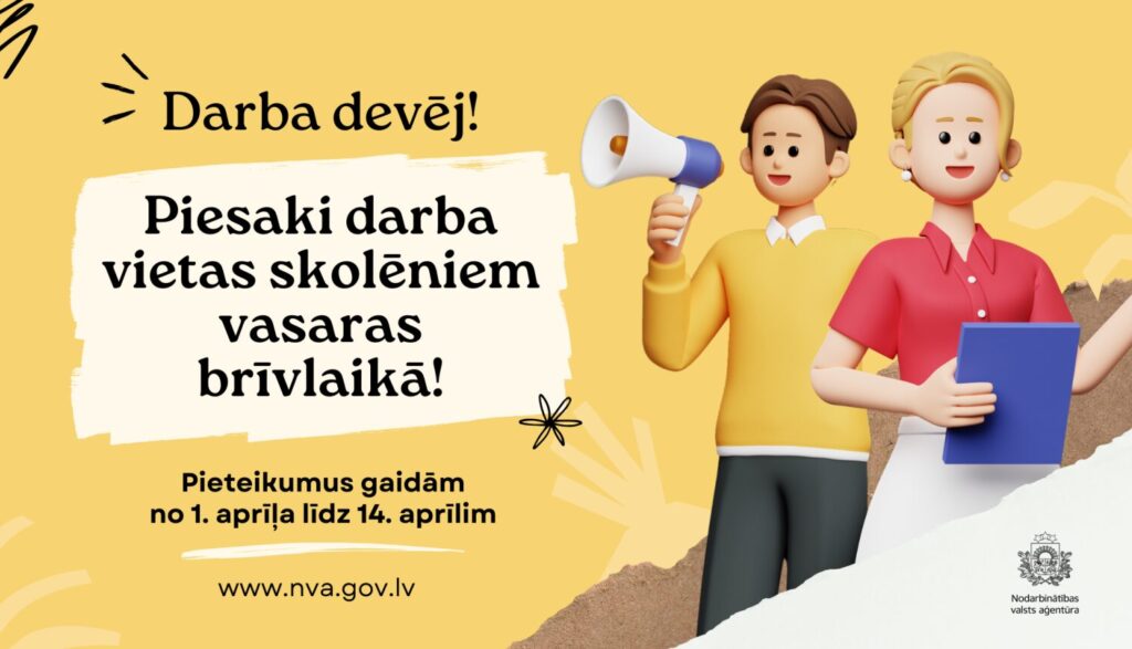 Skolēnu darbs vasaras brīvlaikā