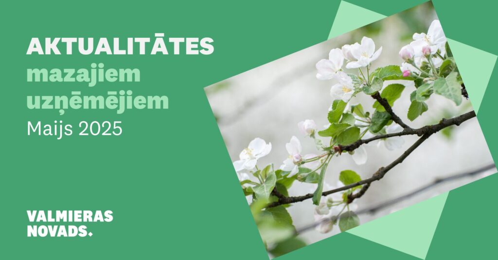 Aktualitātes mazajiem uzņēmējiem maijs