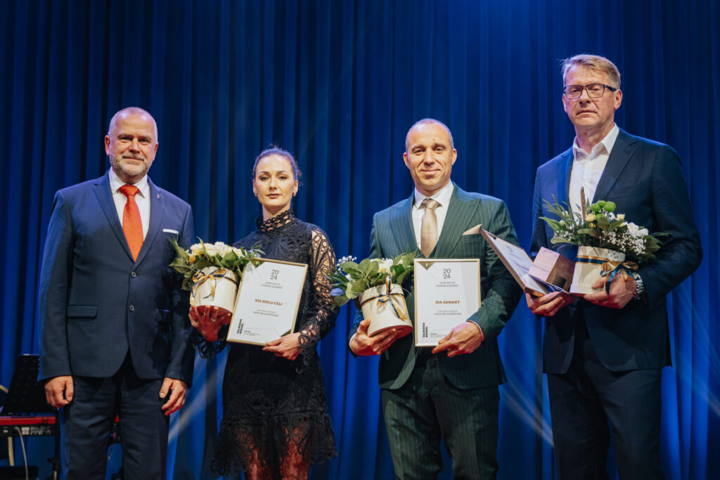 Nominācijas “Gada būvnieks” apbalvojumu saņēmēji (foto Klāvs Vasiļevskis)