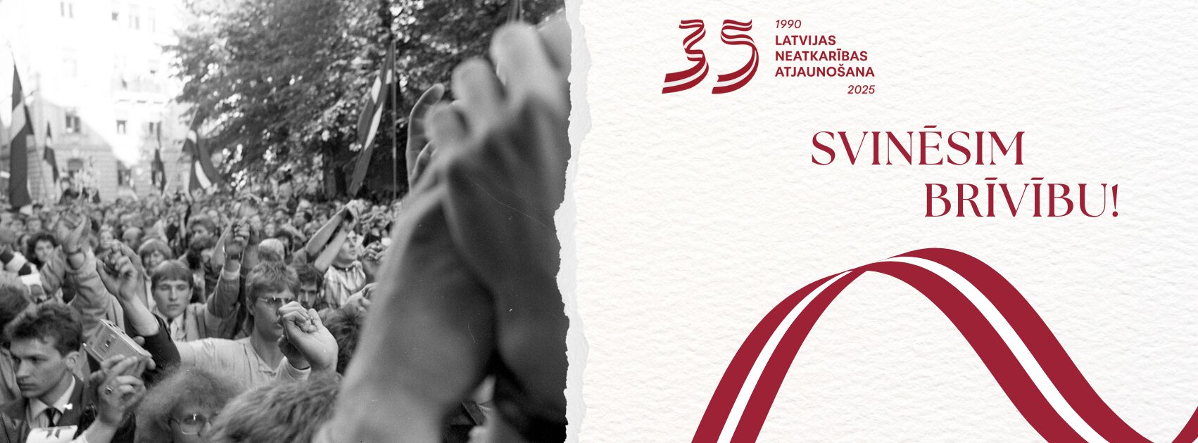 Svinēsim Latvijas neatkarības atjaunošanas 35. gadadienu!