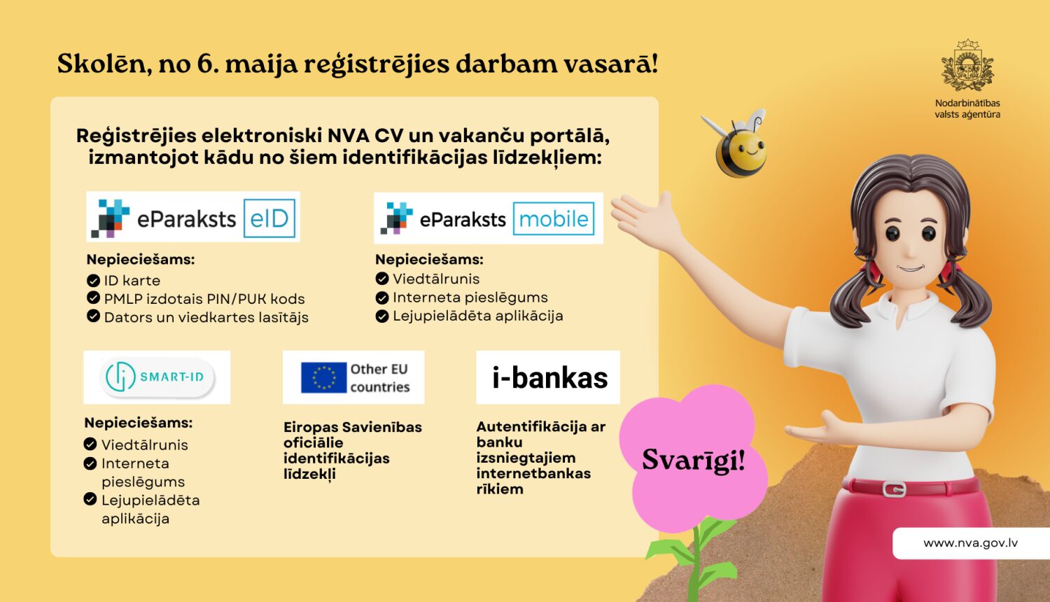 NVA skolēnu vasaras nodarbinātība