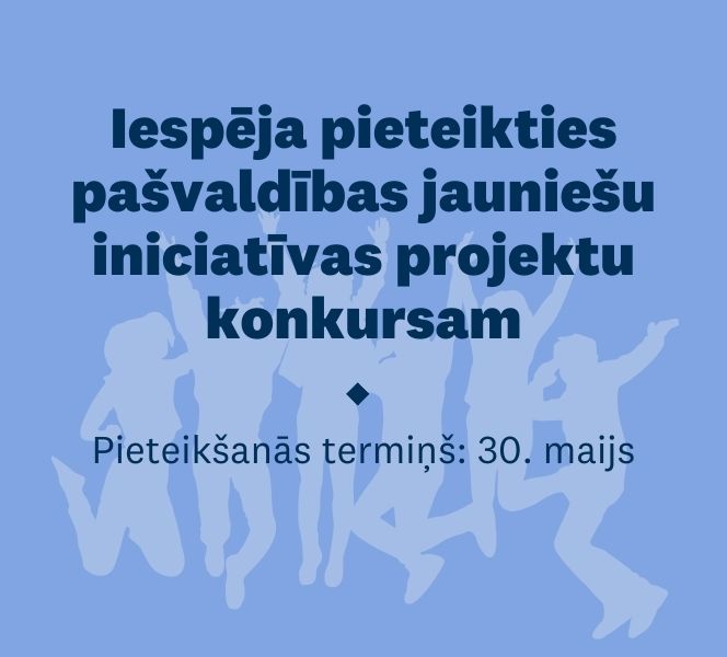 Jauniešiem iespējams saņemt līdz 300 EUR ideju īstenošanai