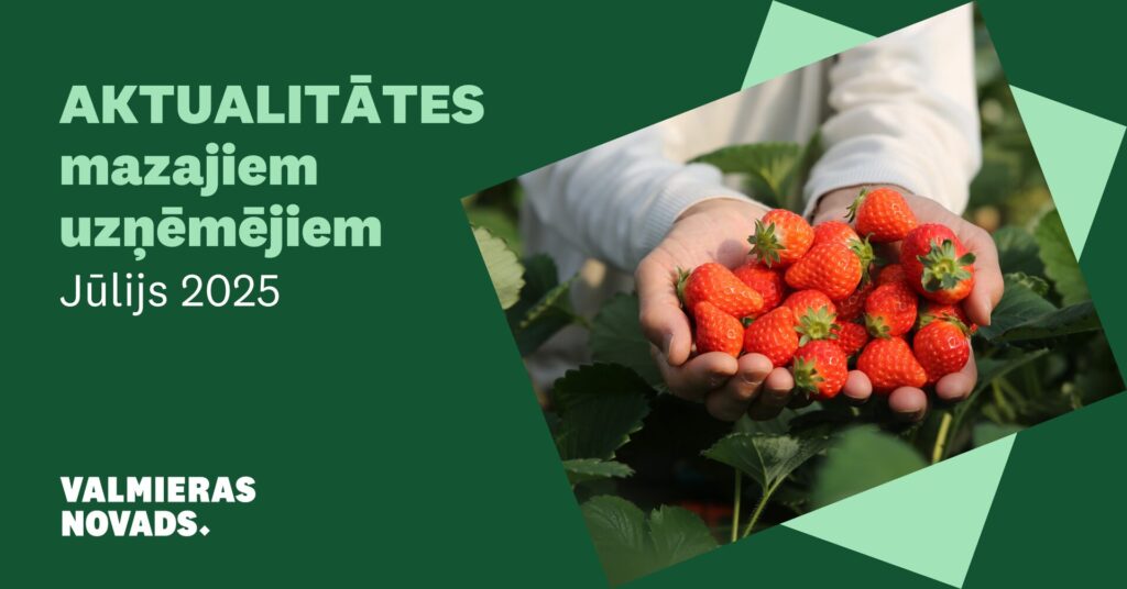 Aktualitātes mazajiem uzņēmējiem jūlijs