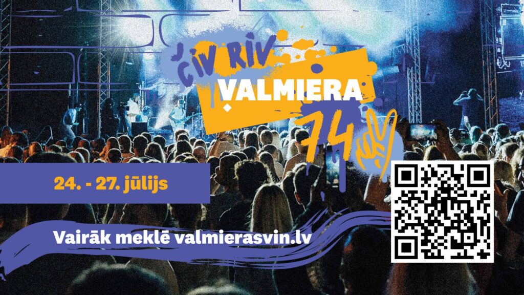 Valmierai šogad septiņ’ četr’ div’
