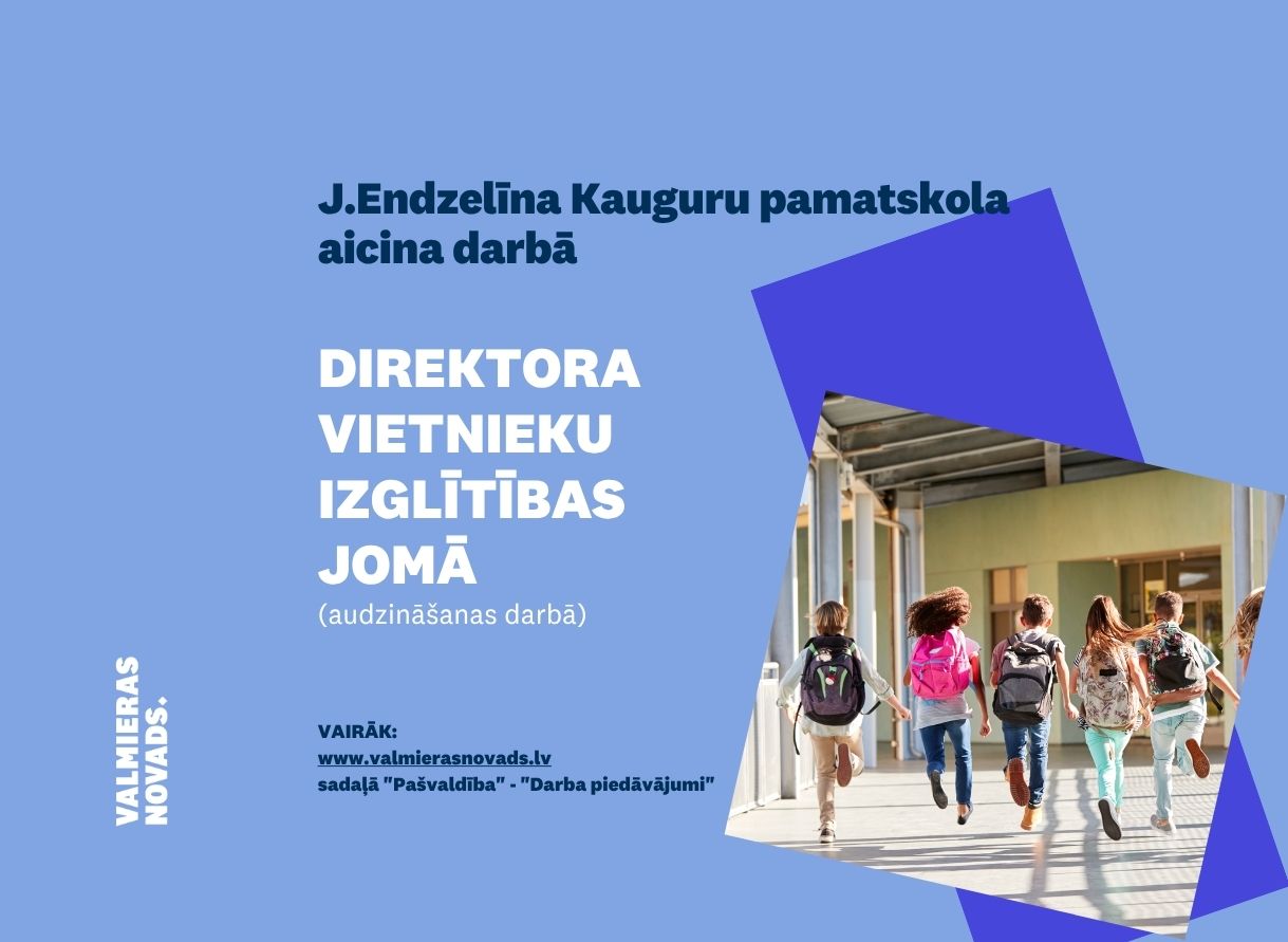 direktora vietnieku izglītības jomā audzināšanas darbā Kauguru psk