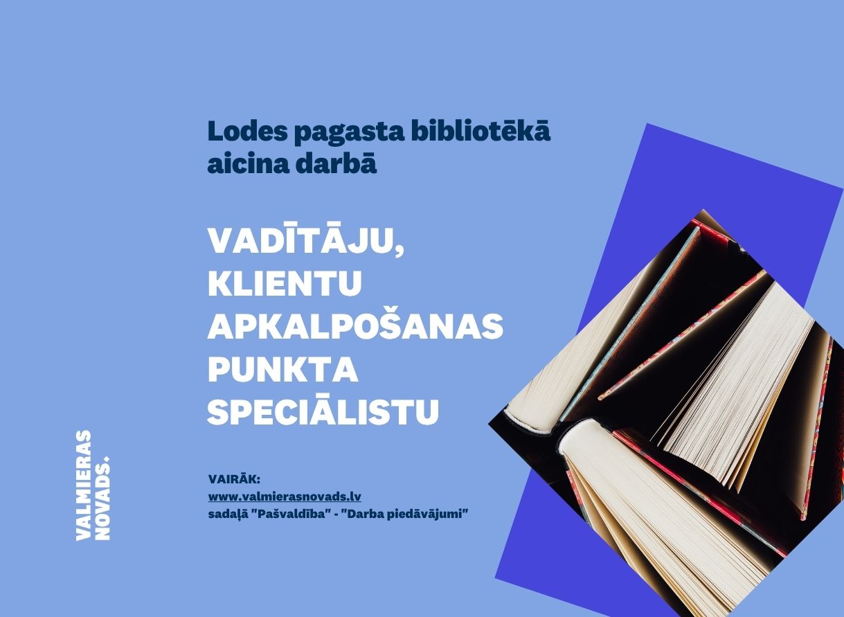 vadītāju klientu apkalpošanas punkta speciālistu Lodes bibliotēka