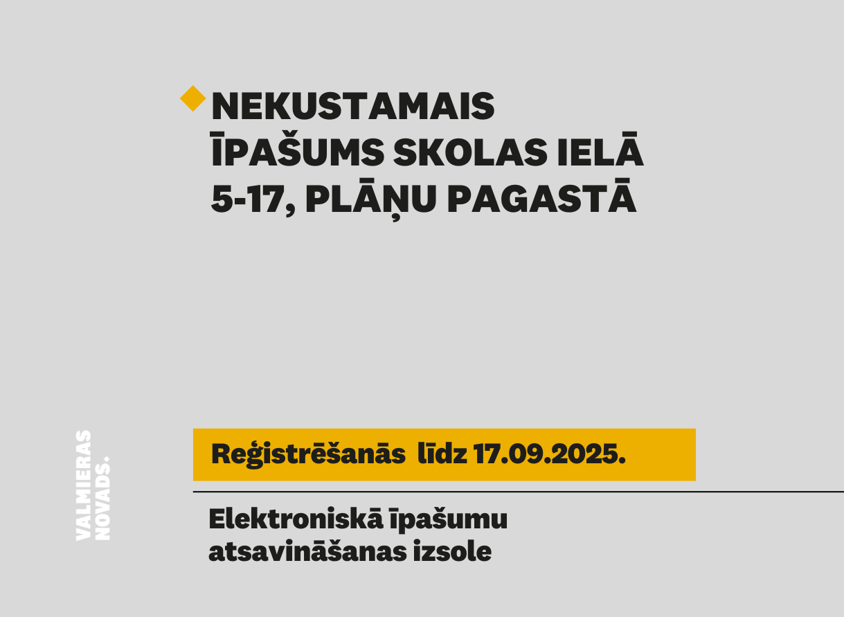 Vizuālis NĪ izsolei Skolas iela 5-17, Plāņu pagastā