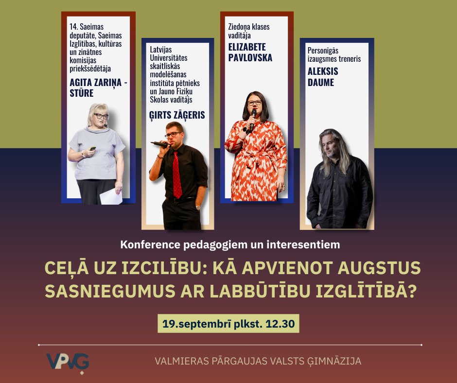 Pedagogu konference Valmieras Pārgaujas Valsts ģimnāzijā