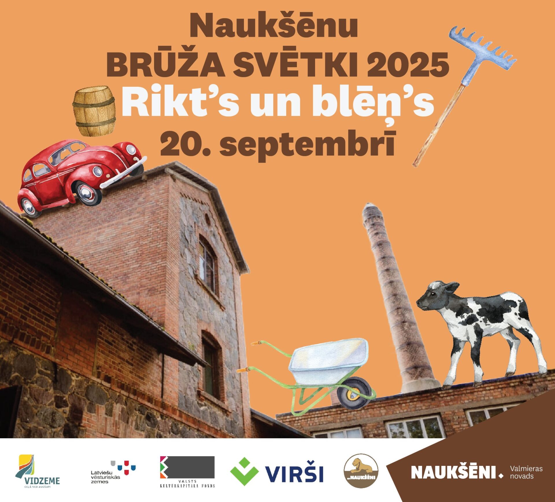 Aicina Naukšēnu brūža svētki!