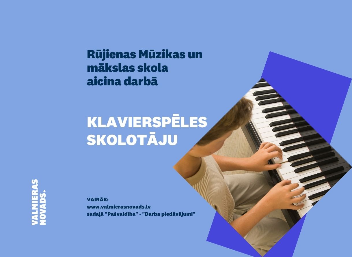 klavierspēles skolotāju Rūjienas Mūzikas un mākslas skola