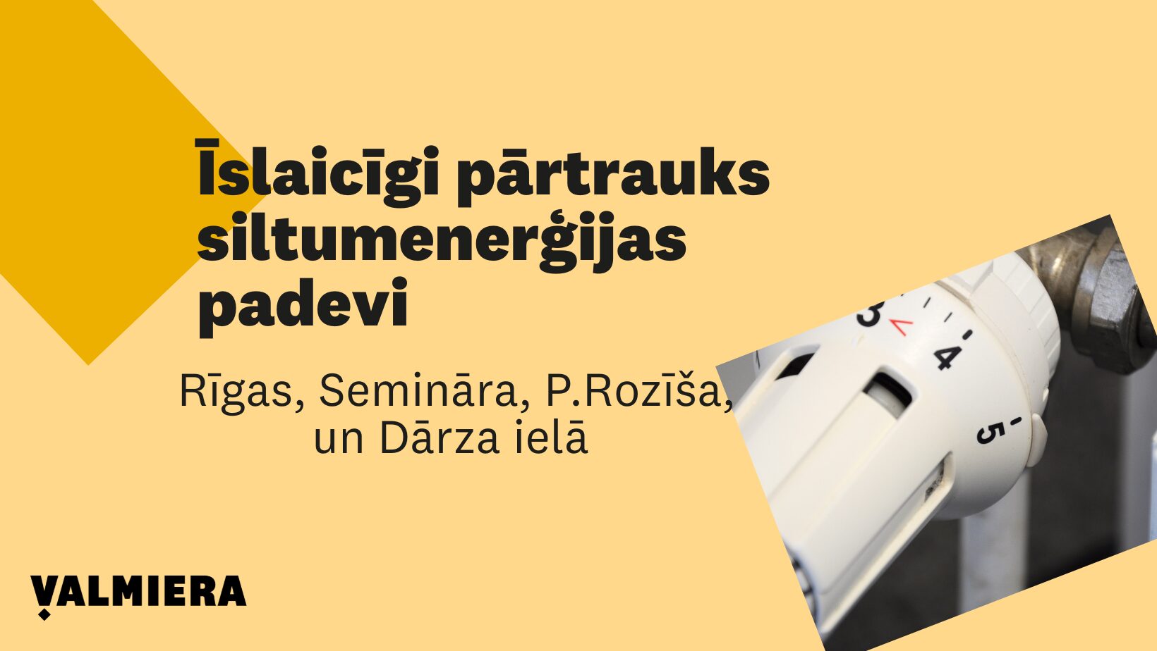 Vizuālis siltumenerģijas pārtraukums