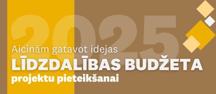 baneris līdzdalības budžets