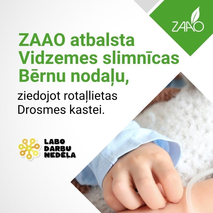 ZAAO atbalsta Vidzemes slimnīcu