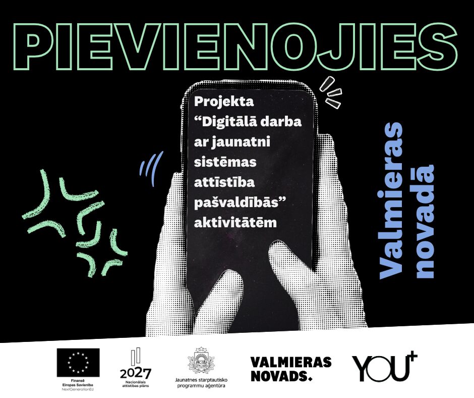 Digitālā darba ar jaunatni projekta vizuālis