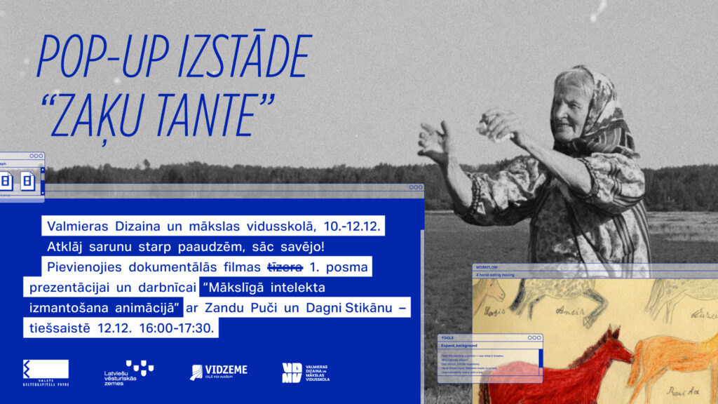 Dokumentālās filmas “Zaķu tante” 1. posma prezentācija