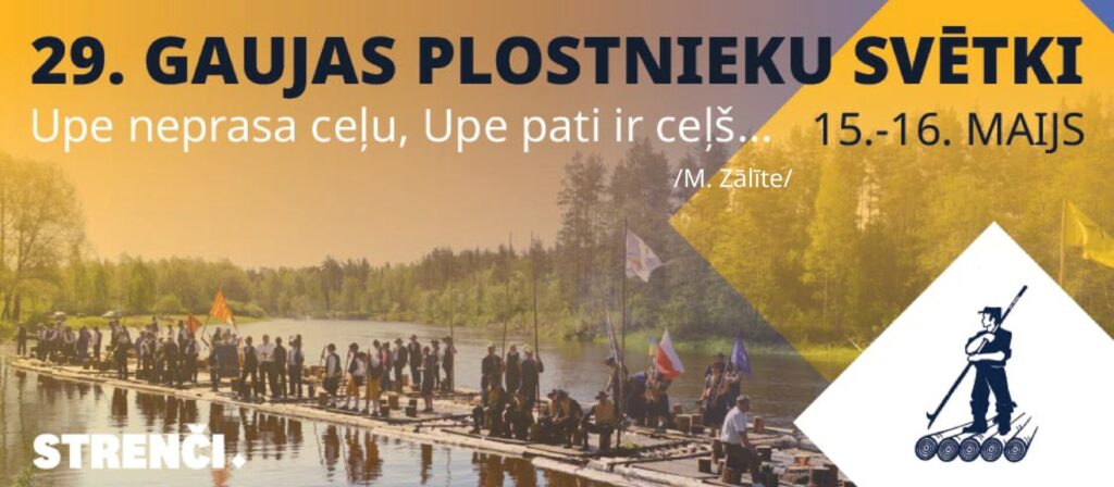 29. Gaujas plostnieku svētki vizuālis