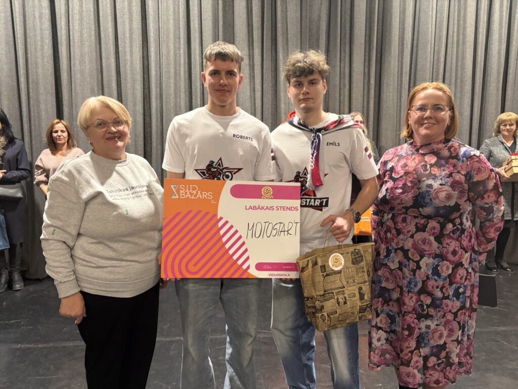 CITS BAZĀRS 2026 Valmierā noskaidroti labākie skolēnu mācību uzņēmumi