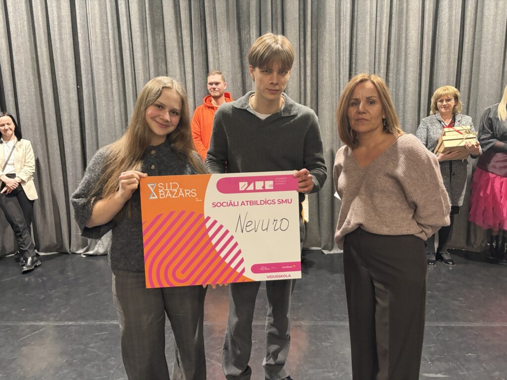 CITS BAZĀRS 2026 Valmierā noskaidroti labākie skolēnu mācību uzņēmumi