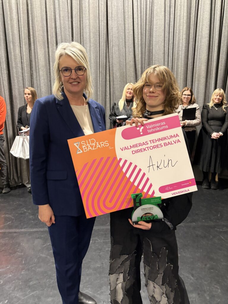 CITS BAZĀRS 2026 Valmierā noskaidroti labākie skolēnu mācību uzņēmumi