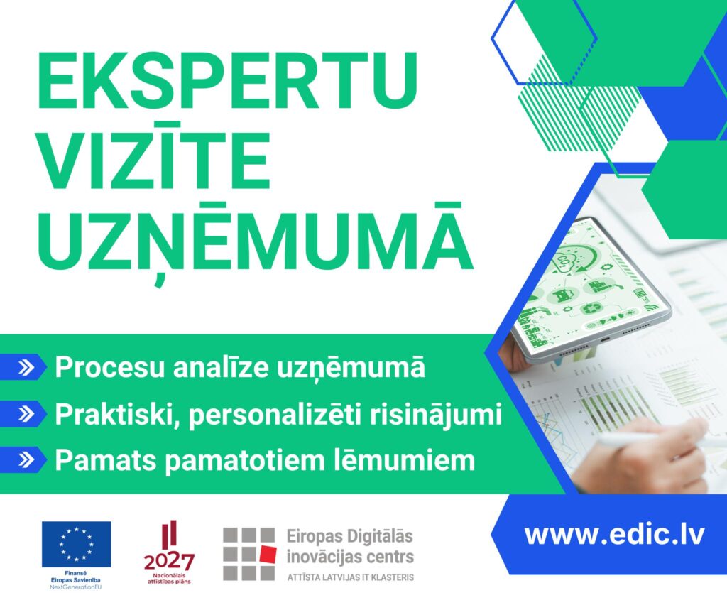 Vidzemē pieejama personalizēta ekspertu vizīte procesu digitalizācijai un automatizācijai