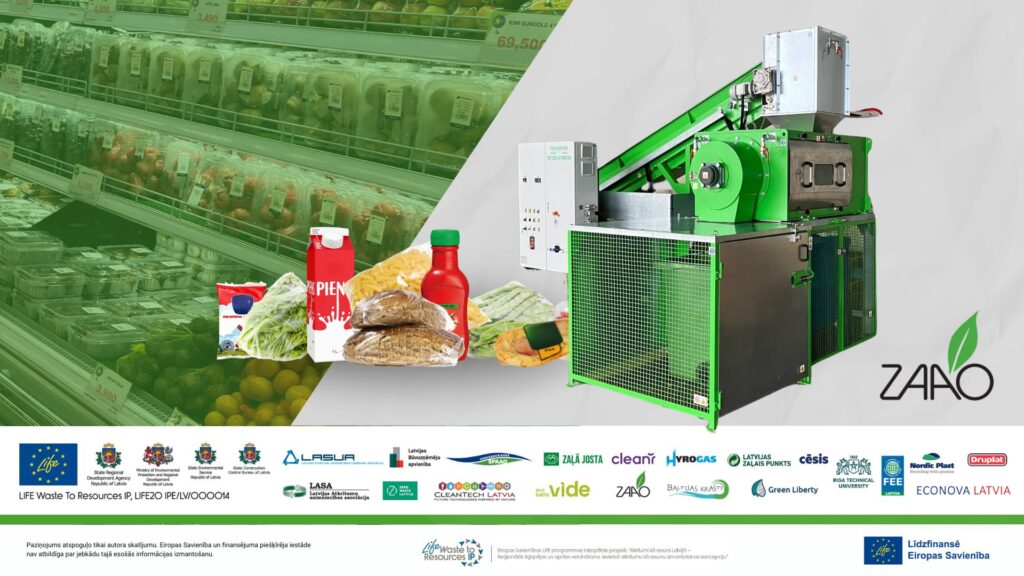 Pārtikas iepakojuma atdalīšanas iekārta