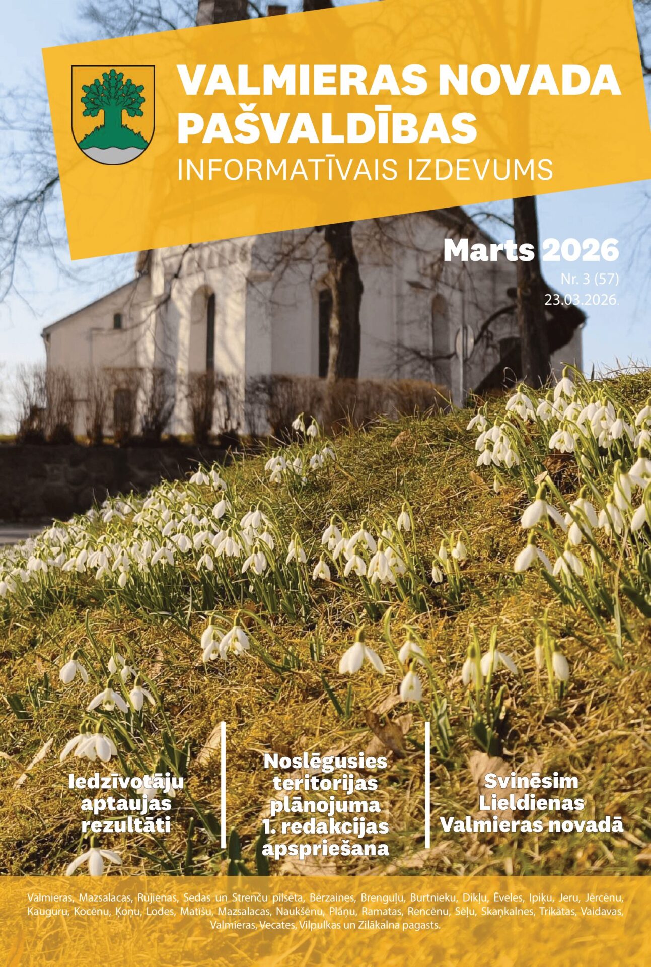 Izdots pašvaldības informatīvā izdevuma marta numurs
