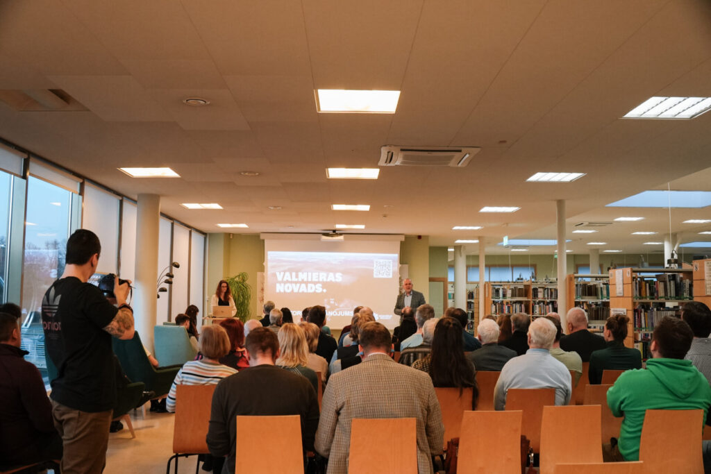 Tikšanās ar iedzīvotājiem Valmierā