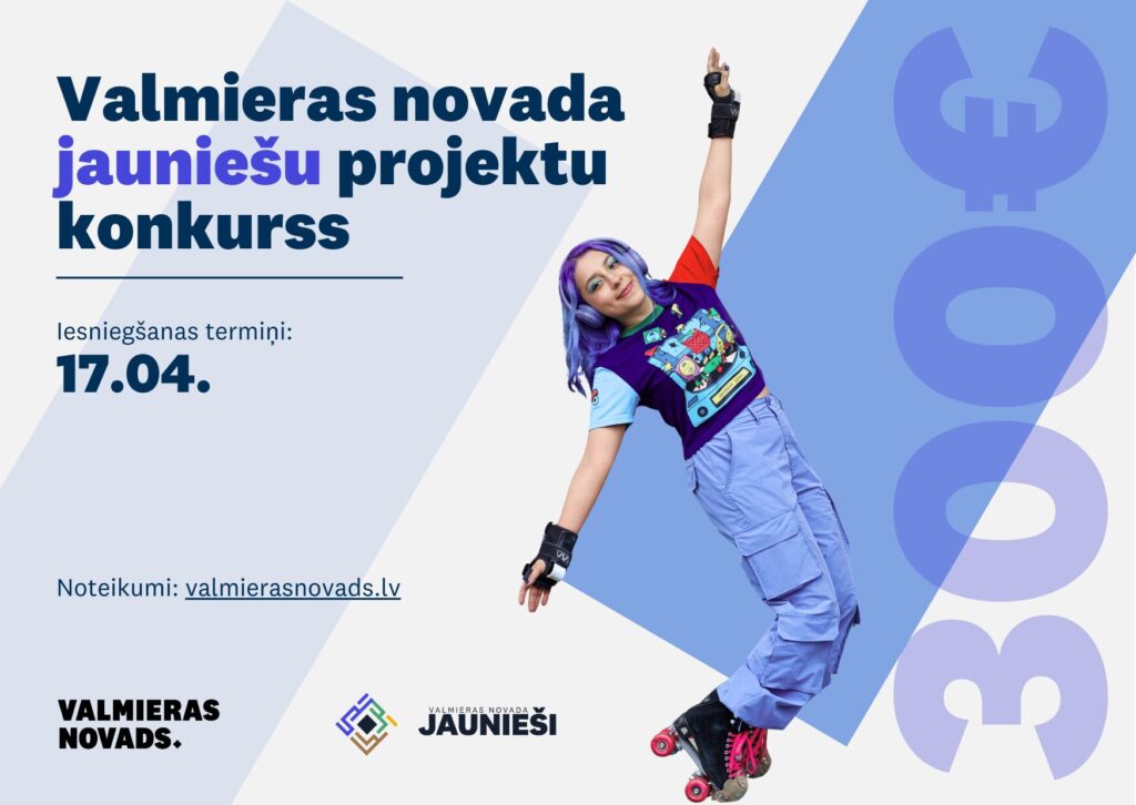 Iesniedz savu ideju un saņem atbalstu! Izsludināts Valmieras novada jauniešu iniciatīvu projektu konkurss 2026