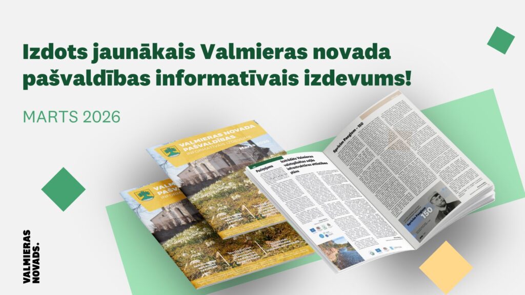 Izdots jaunākais Valmieras novada pašvaldības informatīvais izdevums