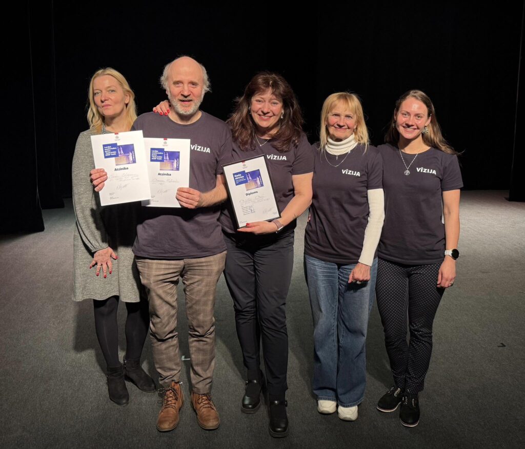 Starp laureātiem Latvijas amatierteātru skatē arī Kauguru pagasta amatierteātra "Vīzija" aktrise Odeta Ore