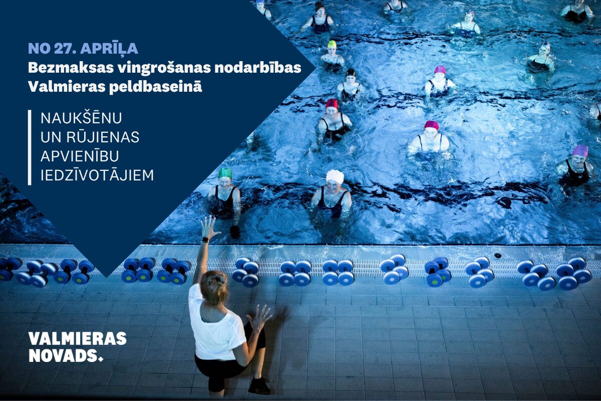 Vingrošanas nodarbības Valmieras peldbaseinā