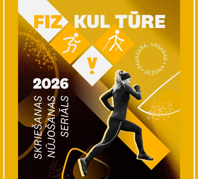 Skriešanas un nūjošanas seriāls “Fiz-Kul-Tūre”. Pirmais posms 29. aprīlī, Sēļos.