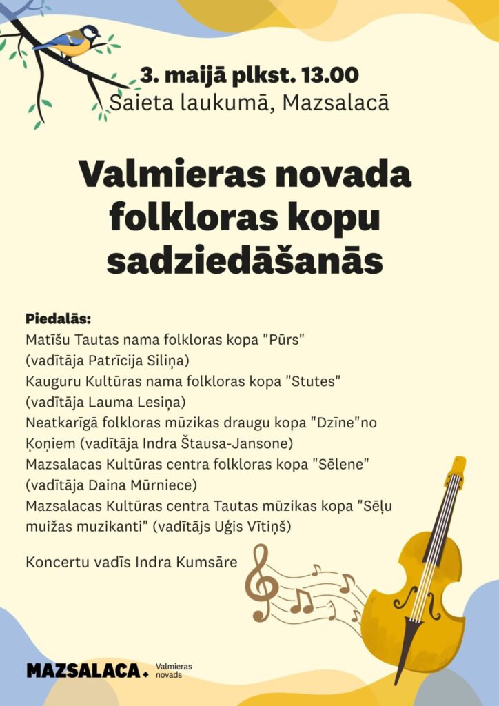 Valmieras novada folkloras kopu sadziedāšanās