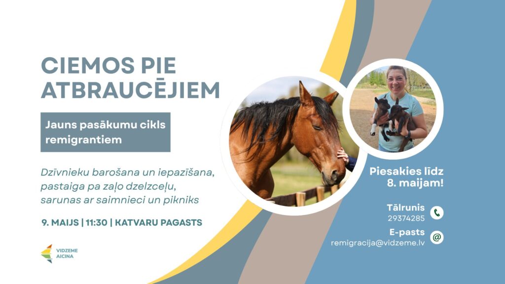 “Ciemos pie atbraucējiem” trešā tikšanās – šoreiz Katvaru pagasta “Mini ZOO”