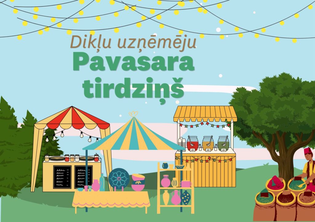 9. maijā plkst. 10.00–12.00 pie Dikļu Kultūras centra vietējo uzņēmēju tirdziņš.