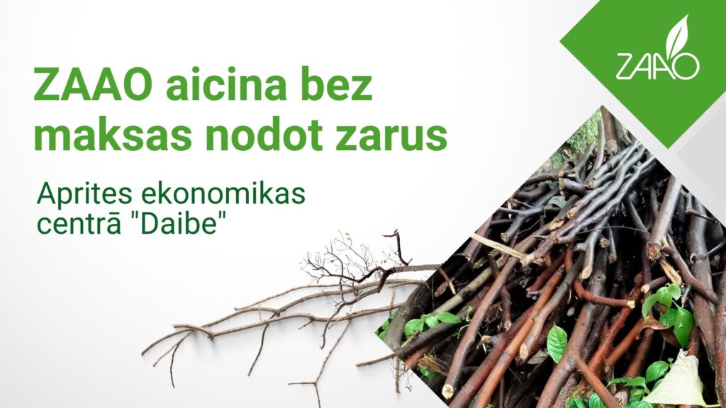 ZAAO aicina bez maksas nodot zarus